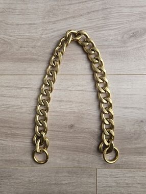 Chunky Chain Strap, Gold Colour